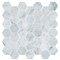 Andova Tiles SAMPLE Channing 2 x 2 Marble Honeycomb Mosaic Floor Use Tile SAM-ANDCHA126 - alternate 4